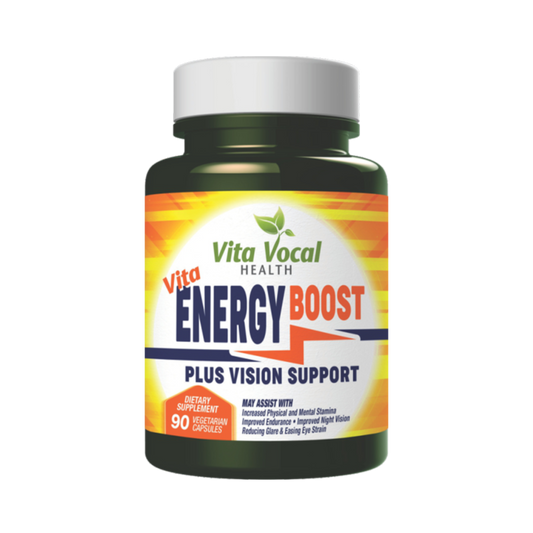 Vita Energy Boost plus Vision Support | Vita Vocal Best Vitamins and Supplements
