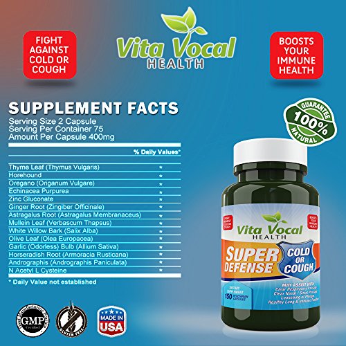 Super Defense Immune Booster | Vita Vocal Best Vitamins and Supplements