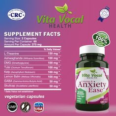 Calming & Anxiety Ease | Vita Vocal Best Vitamins and Supplements